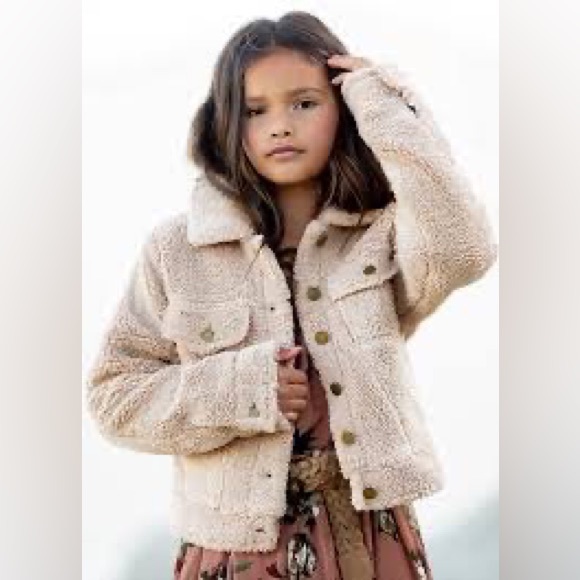 Joyfolie | Aneesa Sherpa Jacket Sz 14 for girls. - Picture 9 of 11
